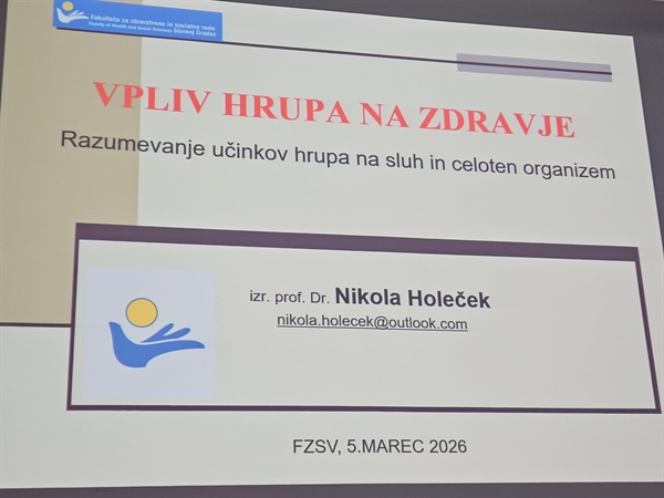 Okrogla miza: Vpliv hrupa na zdravje ljudi